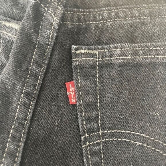 Vintage Levi’s Black 512 Slim Fit Made in USA Tapered Leg - Picture 4 of 8